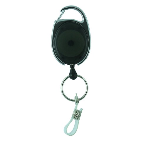 STERLING PREMIUM RETRACTABLE BADGE HOLDER - CHARCOAL